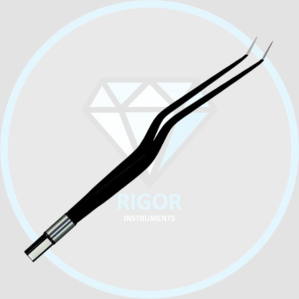 EU BAYONET BIPOLAR ANGLED UP FORCEPS (RI-00223)