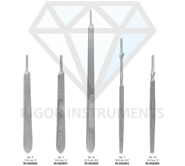 Sterile Scalpel Blades, Scalpel Handles