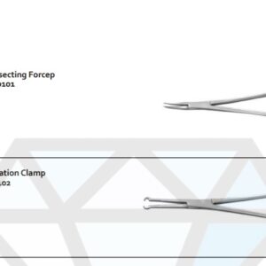 Vasectomy Dissecting Forcep and Vasectomy Fixation Clamp
