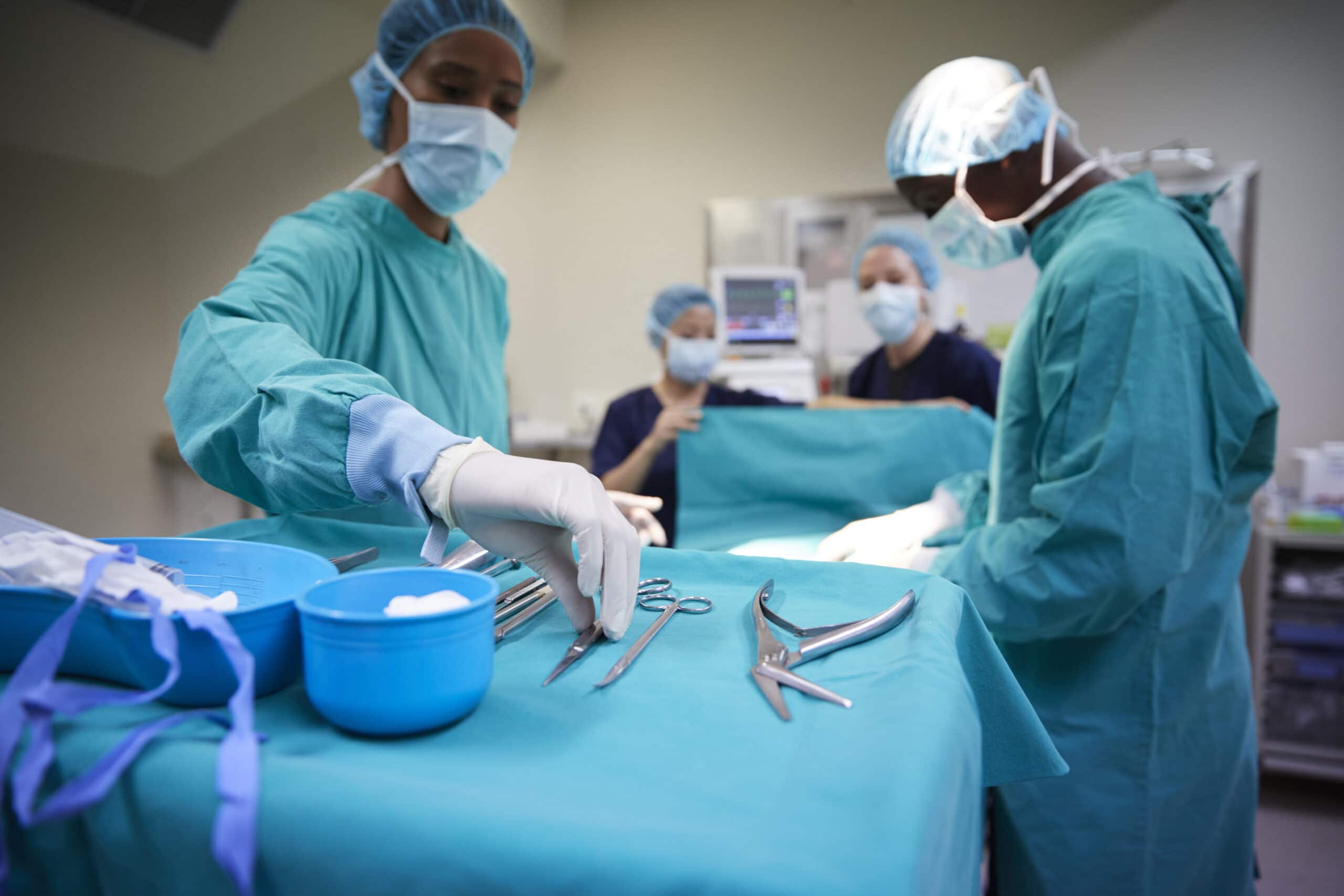 Surgical Instrument Technician in a Surgery or Operation