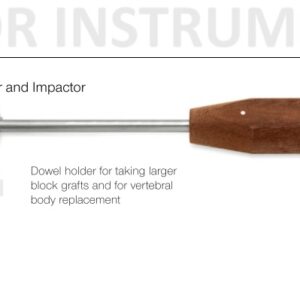 Casper Bone Graft Holder & Impactor 6mm-12mm Tip – Neuro Surgical Instrument