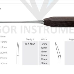 Dahmen Osteotome Tufnol Handle Straight 5mm- Neuro Surgical Instrument