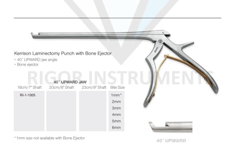 Kerrison Laminectomy Punch With Bone Ejector - Neuro Surgical ...