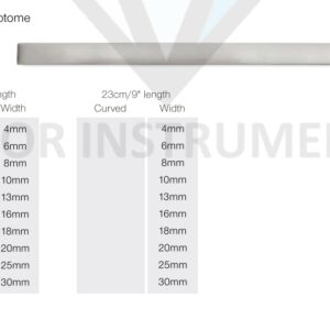 Lambotte Straight Osteotome 4mm - Neuro Surgical Instrument