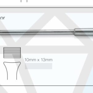 Lumbar Bone Graft Impactor 7mm-12mm Tip – Neuro Surgical Instrument