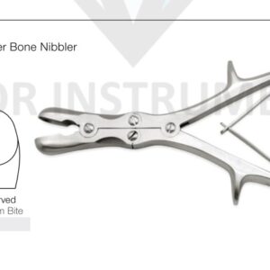 Mr Blobby Stille Luer Bone Nibbler 17mm Straight - Neuro Surgical Instrument