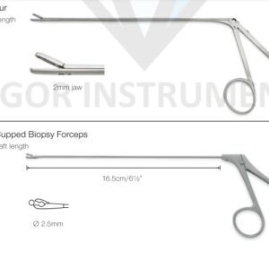 Nicola Micro Cupped Biopsy Forceps - Neuro Surgical Instrument