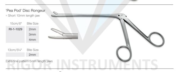 Pea Pod Disc Rongeur - Neuro Surgical Instrument