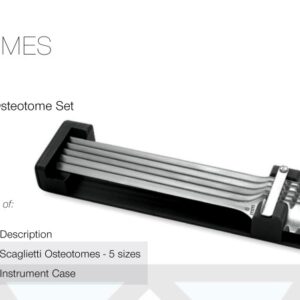 Scaglietti Straight Osteotome Set - Neuro Surgical Instrument