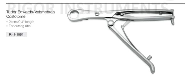 Tudor Edwards / Vehmehren Costotome 24cm - Neuro Surgical Instrument