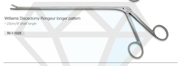 Williams Discectomy Disc Rongeur Longer Pattern - Neuro Surgical Instrument