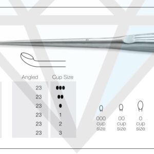 Bruns Spinal Curette Straight and Angled – Neuro Surgical Instrument