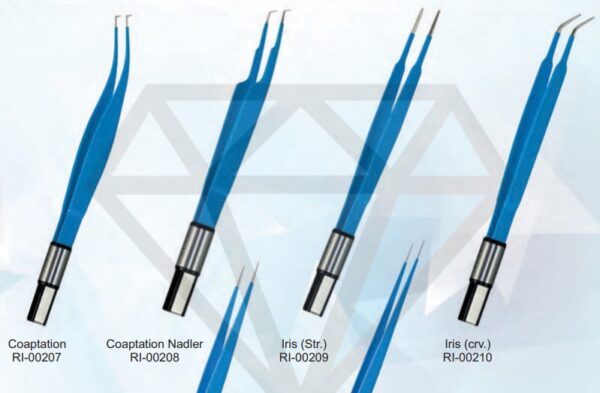 Iris Curved Forceps - Electro Surgical Instrument