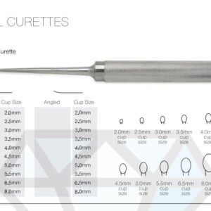 Cobb Bone Curette 28cm 2mm Cup - Neuro Surgical Instrument