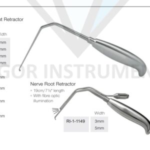 Nerve Root Retractor With Fibre Optic Illumination 3mm – Neuro Surgical Instrument