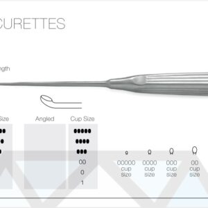 Lempert Spinal Curette Straight and Angled – Neuro Surgical Instrument