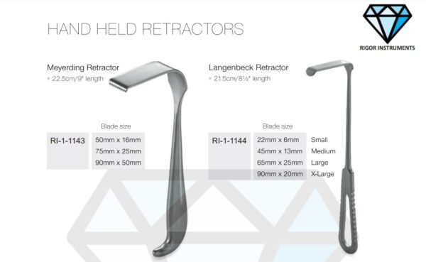 Hand Held Meyerding Retractor – Neuro Surgical Instrument