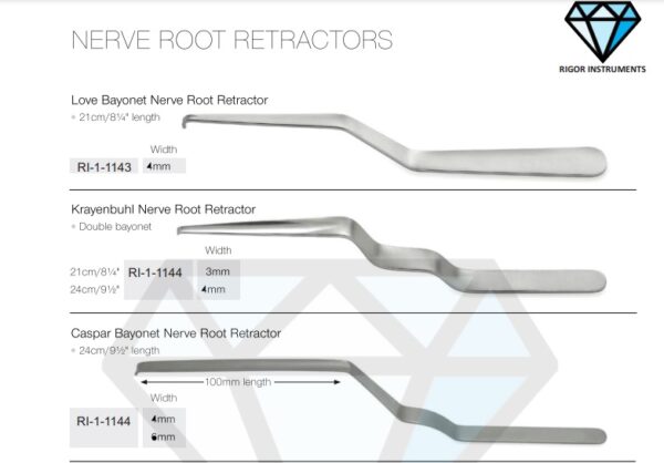 Love Bayonet Nerve Root Retractor