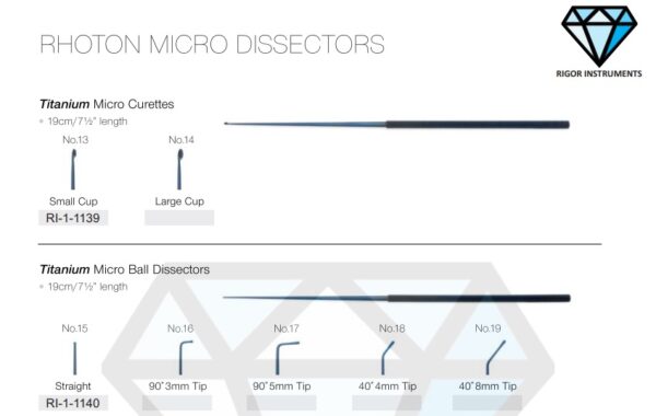 Titanium Micro Curette Small Cup