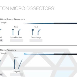 Titanium Micro Elevators Straight – Neuro Surgical Instrument