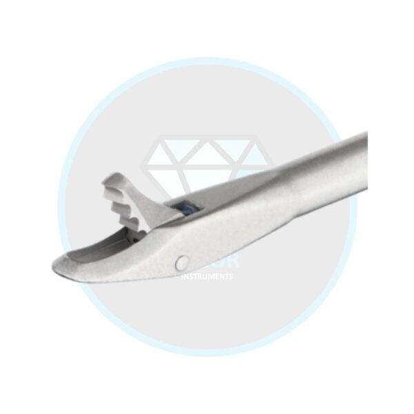 Standard Punch, 15 Degree Curved Jaw – Shaft Diameter 3.4mm Standard Bite Size 1.7mm Straight Shaft – Arthroscopic Surgical Instrument (RI-2-10014)