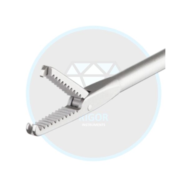 Mini Grasper – Shaft Diameter 2.75mm, 15 Degree Curved Jaw, Straight Shaft – Arthroscopic Surgical Instrument (RI-2-10029)