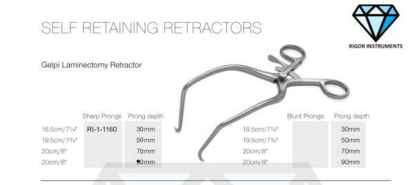 Gelpy Laminectomy Retractor