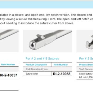 Suture Cutters