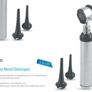 Conventional Veterinary Metal Otoscope