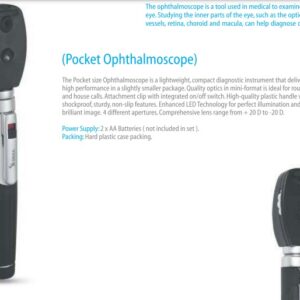 Pocket Ophthalmoscope