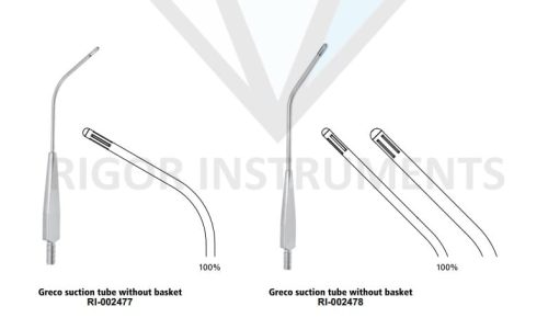 Greco Suction Tube Without Basket